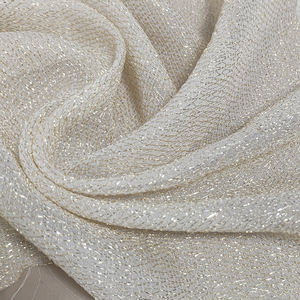 Блестящая шелковая креповая ткань 11,5 мм металлическая вискоза хромированная ткань для вечеринки хиджаб - Product Image 2