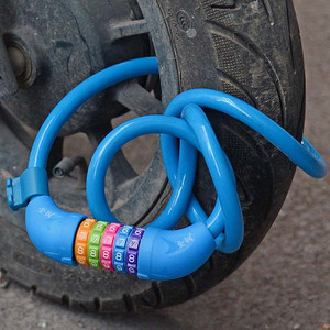 Jinjian Hot Bán Xách Tay Ebike Khóa Với 5 Quay Số Kết Hợp Cáp Kỹ Thuật Số Khóa Cho Xe Đạp Xe Máy - Product Image 5