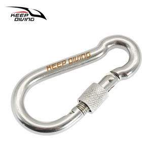 KEEP DIVING Hebilla de Acero Inoxidable 304 de 70 mm con Gancho de Resorte con Bloqueo y Tuerca, Anillo de Liberación Rápida, Accesorios para BCD, SSA-TH70S, China - Product Image 1