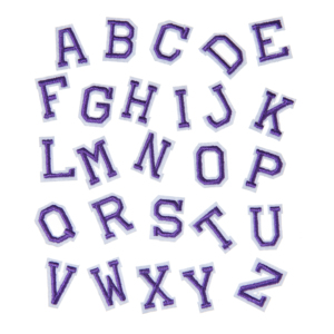 Patch brodé thermocollant mini lettre colorée de 2 cm de hauteur - Product Image 6