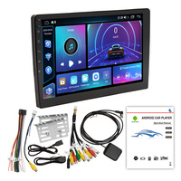 Autoradio Android BQCC 10 pouces pour Mitsubishi Lancer 2007-2015, 2 Din, Mirror Link, Aux, GPS Navigation, WiFi mondial, carte SIM