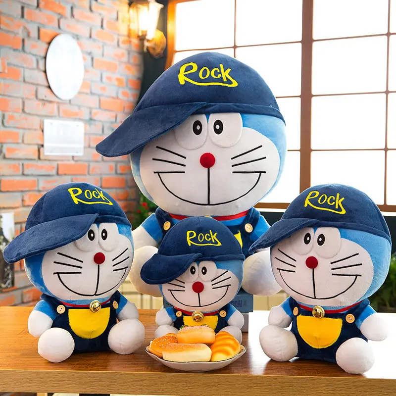 Original Doraemon Brinquedo De Pelúcia Fique Por Mim Boneca Recheada Plushie Bonito Gato Dos Desenhos Animados Animal Sofá Cama Travesseiro Brinquedo Bebê Crianças Presente