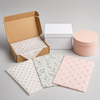 Papier d'emballage en tissu personnalisé avec votre logo imprimé, papier d'emballage fin et doux pour cadeaux, vêtements, bijoux, chaussures