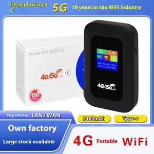 Router Móvil Wi-Fi Portátil MF800 802.11n H806 LTE 4G 2.4G 5G 2167Mbps con 4 Antenas WDS/WPS para Coche <span class=keywords><strong>y</strong></span> Hogar, Conexión por Tarjeta, Negro - Product Image 4