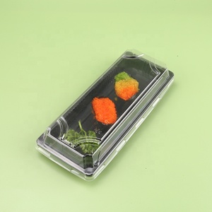 Bandeja de <span class=keywords><strong>Sushi</strong></span> Desechable para Comida Japonesa para Llevar, Platos y Tazones de Plástico, Venta Directa de Fábrica - Product Image 3