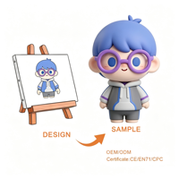 Figurine de personnage de chat en PVC personnalisée OEM ODM, modèle de dessin animé, jouet écologique, objet de collection tendance, décoration de bureau, cadeau