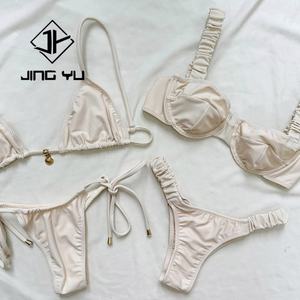 OEM Professional Swimwear Beachwear Manufacturer Designer Low MOQ Made Swimsuit Set With Logo Custom Design Women Bikini 2025 - Product Image 3