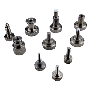 Tùy chỉnh gia công Tay Thắt chặt các loại hạt khác nhau bằng thép không gỉ đồng thau tùy chỉnh gia công <span class=keywords><strong>CNC</strong></span> kim loại nhôm ốc vít phi tiêu chuẩn - Product Image 1