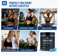 Gummies de créatine monohydrate OEM pour adultes – Nutrition sportive, soutien énergétique pré-entraînement, croissance musculaire, booster de force et d'amélioration