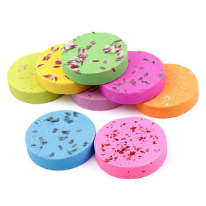 Lot de bombes de bain effervescentes naturelles d'aromathérapie en gros pour OEM, parfum lavande, huiles essentielles, pour une utilisation relaxante en <span class=keywords><strong>spa</strong></span> - Product Image 3