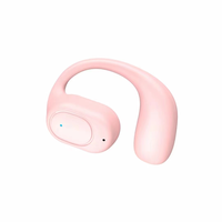 Headset Stereo nirkabel ringan kontrol sentuh V5.3, Headset OW terbuka, Stereo nirkabel, ringan, kontrol sentuh V5.3, LED, indikator baterai, olahraga, kait telinga, harga promosi