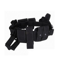 Ceinture Tactique Multifonctionnelle Détachable Haute Résistance avec Étui et Pochette en Matériau Haute Densité – Kit Utilitaire
