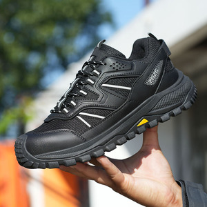 972-1, venta al por mayor, zapatos <span class=keywords><strong>de</strong></span> <span class=keywords><strong>seguridad</strong></span> para deportes al aire libre <span class=keywords><strong>de</strong></span> <span class=keywords><strong>verano</strong></span> para hombres, negro, EVA + suela <span class=keywords><strong>de</strong></span> goma, zapatos <span class=keywords><strong>de</strong></span> protección antideslizantes con punta <span class=keywords><strong>de</strong></span> acero - Product Image 5