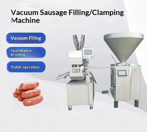 Chaîne de production et équipement de fabrication de saucisses de viande de poulet, y compris <span class=keywords><strong>poussoir</strong></span> <span class=keywords><strong>à</strong></span> saucisses et ensacheuse en plastique - Product Image 4