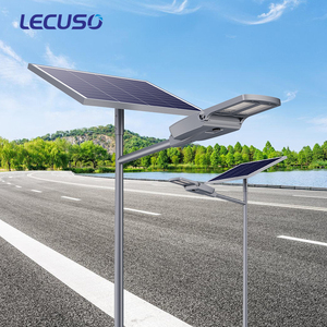Modern 2 Head 60W-200W <b>LED</b> Monocrystalline Silicon Solar Street <b>Light</b> IP66 Waterproof <b>Motion</b> <b>Sensor</b> Remote Control Timing - Product Image 1