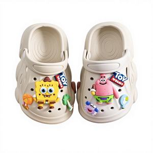 <span class=keywords><strong>Chaussons</strong></span> pour enfants et adultes, sandales d'intérieur antidérapantes en EVA à bout rond pour garçons et filles - Product Image 1