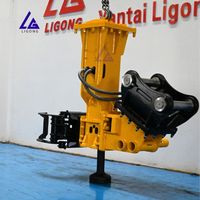 Hincador Hidráulico para Postes de Excavadora con Almohadilla Dedicada para Instalación de Postes de Cercas, Accionamiento Estable y Eficiente