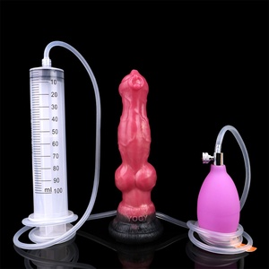 ของเล่นทางเพศสำหรับผู้ใหญ่แบบเป่าลม ดิลโดแบบปล่อยน้ำหล่อลื่น ปลั๊กเสียบก้น ดิลโดแบบดูดติดกับผิวหนัง ของเล่นทางทวารหนัก - Product Image 2
