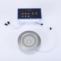 Panneau de commande tactile intégré pour maison intelligente | Chargeur sans fil 15W USB Type-C avec audio Bluetooth pour table de chevet, compatible avec les systèmes de maison intelligente