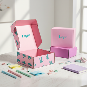 Caja de Cartón Corrugado para Envíos de Comercio Electrónico con Logotipo Personalizado, para Zapatos y <span class=keywords><strong>Ropa</strong></span> - Product Image 1