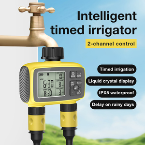 Precio de fábrica, temporizador impermeable, riego, temporizador de riego automático, de 2 canales Control, dispositivo de riego automático - Product Image 3