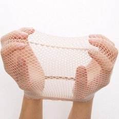 Accesorios para el cabello fijos de red de Peluca de extensión de cabello beige - Product Image 1