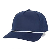 Gorras de Béisbol Personalizadas 100% Poliéster, Bordado 3D, Logotipo de Goma, 5 Paneles, Visera Curva, Impermeables, Transpirables, Deportivas, para Golf y Actividades al Aire Libre