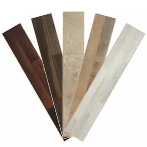 100% New Virgin Material Vinyl Plank Wood Grain Finish Waterproof Laminate Flooring Spc Flooring