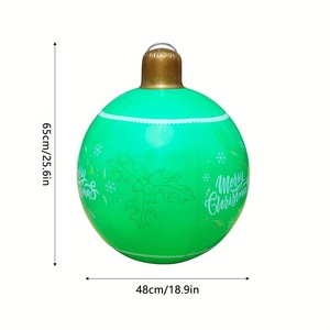 Boules de décoration de Noël gonflables pour l'extérieur, décorations de jardin pour les fêtes, ornements suspendus, boule de Noël, cadeau - Product Image 6