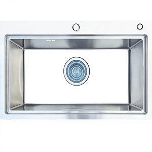 อ่างล้างจานสแตนเลสทำมือ แบบอ่างเดี่ยว/อ่างคู่ สไตล์โมเดิร์น จากเวียดนาม - Product Image 1