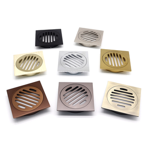 Quảng trường Brass chrome-plated thoát nước sàn lọc với chống-làm tắc nghẽn thiết kế cho phòng tắm - Product Image 6