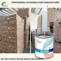Peinture de rénovation automobile en acrylique jaune nacré cristal résistante aux rayures, revêtement liquide en spray résistant aux intempéries pour voiture Charm MK-X--04