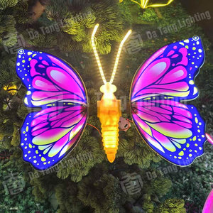 New Arrival Dynamic 3D LED Butterfly Wing Lights for Garden Scenic Decoration Christmas and Wedding Outdoor Display - Product Image 6