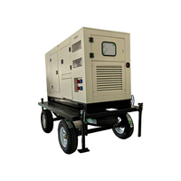 Generador Diésel Silencioso de 400V 50Hz con Motor Yuchai de 100-120KW, Arranque Eléctrico de 12V CC, Unidad Monofásica Móvil de Bajo Ruido