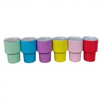MR.R Mini-gobelet isotherme en acier inoxydable 3 oz, verre à shot à double paroi, impression par transfert thermique