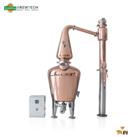 Distillateur Tiantai en cuivre 1HL Pot Still Whisky Vin Gin Vodka Brandy Distillateur d'alcool Équipement de distillation 100L