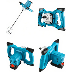 21V công suất cao Máy trộn điện công nghiệp cấp cầm tay Pin Lithium đa chức năng Putty bột trộn bê tông công cụ điện - Product Image 4