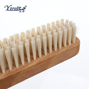 Yinste Solid Wood Shoe <b>Brush</b> With Pp Fiber Long Handle <b>For</b> Household <b>Cleaning</b> - Product Image 3