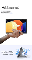 Laptop Layar Sentuh Ganda 10.5" Terbaru Intel N100 UHD Graphics 360 °   Notebook Mini Portabel yang Dapat Diubah untuk Bekerja & Belajar