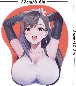 Reposamuñecas de Silicona 3D <span class=keywords><strong>Nicole</strong></span> Demara, Alfombrilla de Ratón con Reposamuñecas de Silicona, Reposamuñecas Personalizados - Product Image 3