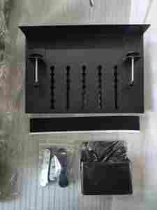 Pas de <span class=keywords><strong>perceuse</strong></span> pince suspendue <span class=keywords><strong>sur</strong></span> l'organisateur de bureau latéral avec Kit de gestion des câbles organisateur latéral de bureau pour le bureau de fichiers et le stockage - Product Image 2