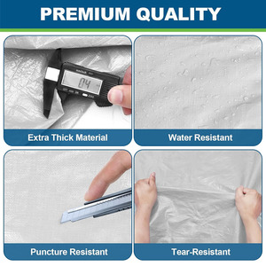 Coprimaterasso Resistente da 5 Mil, Spesso e Antistrappo, Impermeabile, Riutilizzabile, per Traslochi e Stoccaggio - Product Image 6