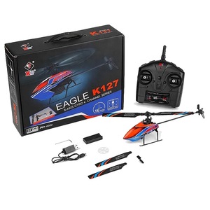 <span class=keywords><strong>WLtoys</strong></span> XK <span class=keywords><strong>K127</strong></span> RC helicóptero 2,4g 4ch 6 ejes escala Eagle control remoto aviones juguetes RTF hélice única con luces intermitentes - Product Image 2