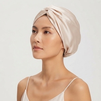 Bonnet Sutra Mulberry Custom Grosir, Dapat Disesuaikan, Label Pribadi, Logo Custom, Untuk Pemakaian Sehari-hari, Topi Turban Wanita