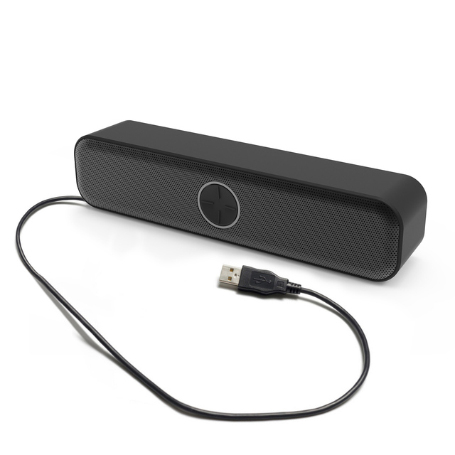 Mini USB RGB LED Plug and Play 2.0 Channel Two-way Audio Crossover Speaker for Computer Laptop Tablet High Power 5-10W Portable