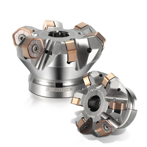 رأس قاطع تفريز مسطح عالي الكفاءة مع حامل أداة تفريز دائري قابل للفهرسة - Product Image 2