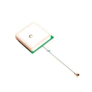 Built-in Ceramic Active GPS Antenna for NEO-6M NEO-7M NEO-8M, 25*25*8mm 28db High Gain 5cm Length