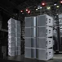 Enceinte linéaire double K208 de 8 pouces à 2 voies Système de sonorisation DJ Équipement audio de scène Enceintes passives Boîte