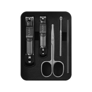 Complete home manicure tool <b>set</b>: Large stainless steel anti-splash <b>nail</b> clippers, single adult angled <b>nail</b> clipper. - Product Image 5