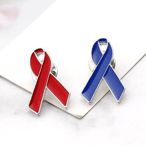 Abzeichen Pin Emaille Großhandel Personal isierte Metall Handwerk Blank Awareness Abzeichen Revers Brustkrebs Emaille Pin - Product Image 2